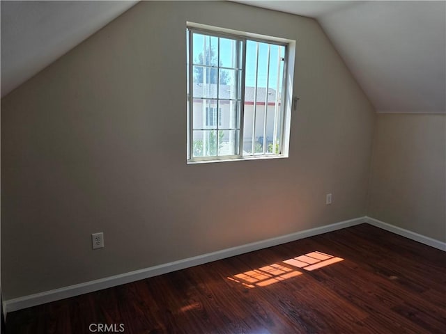 123 E Gage Ave, Los Angeles, CA 90003 - additional living space featuring lofted ceiling and dark wood-style floors