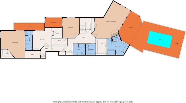 1960 Polaris Dr, Glendale, CA 91208 - view of room layout