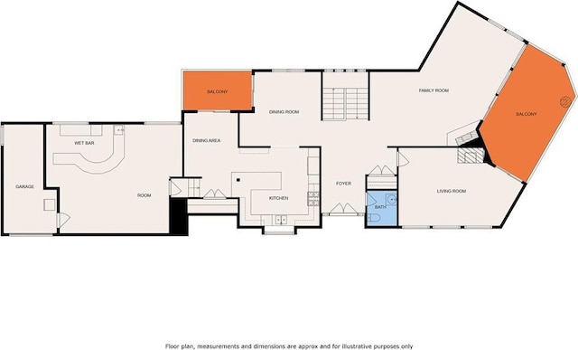 1960 Polaris Dr, Glendale, CA 91208 - view of room layout