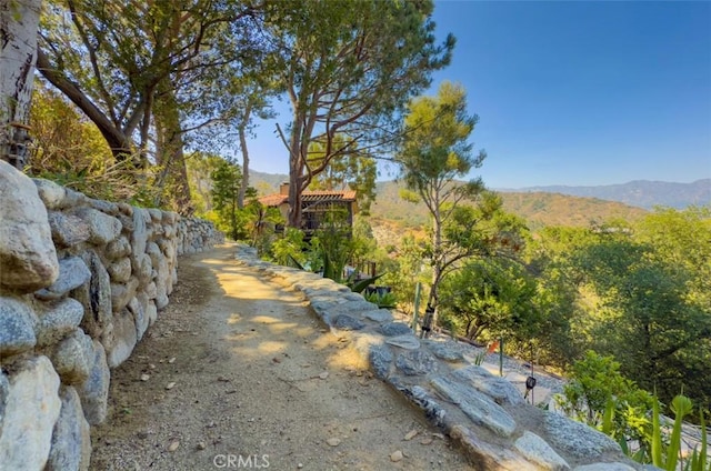 1960 Polaris Dr, Glendale, CA 91208 - view of yard with a mountain view