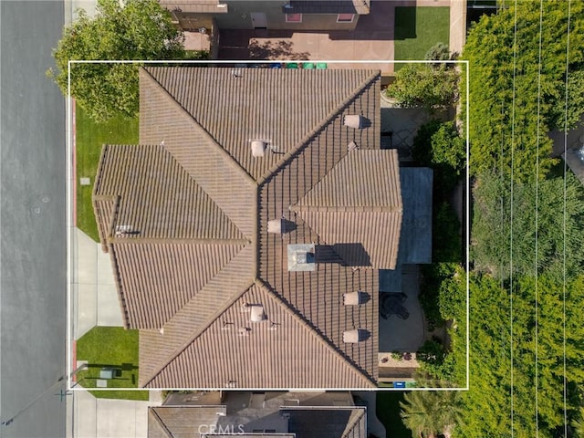 3120 Tara, Costa Mesa, CA 92626 - view from above of property with property boundaries highlighted