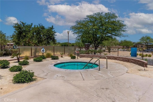 67760 Rio Vista Dr, Cathedral City, CA 92234 - view of swimming pool with a community hot tub