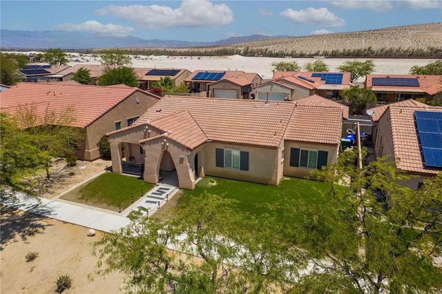 67760 Rio Vista Dr, Cathedral City, CA 92234 - aerial perspective of suburban area featuring mountains