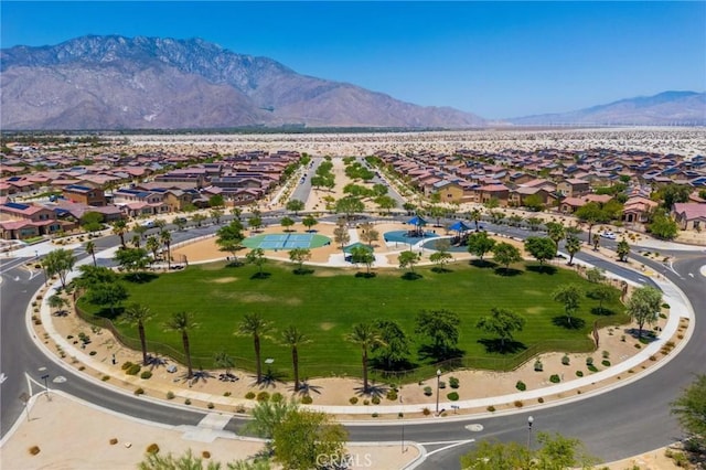67760 Rio Vista Dr, Cathedral City, CA 92234 - aerial view of residential area with mountains