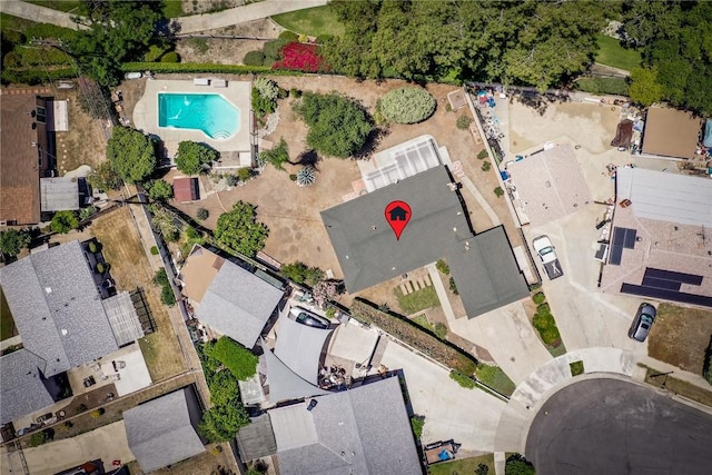 131 N Dommer Ave, Walnut, CA 91789 - bird's eye view of a pool