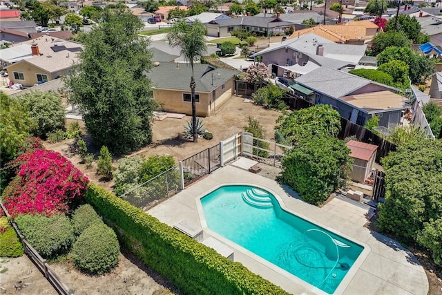 131 N Dommer Ave, Walnut, CA 91789 - view of pool with a residential view and a fenced backyard