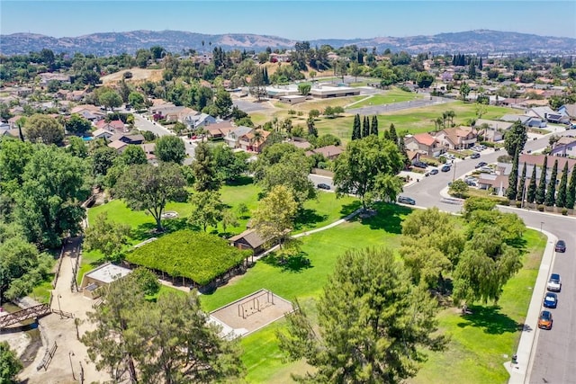 131 N Dommer Ave, Walnut, CA 91789 - aerial perspective of suburban area featuring a mountain backdrop