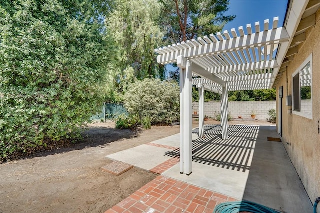 131 N Dommer Ave, Walnut, CA 91789 - fenced backyard featuring a pergola and a patio area