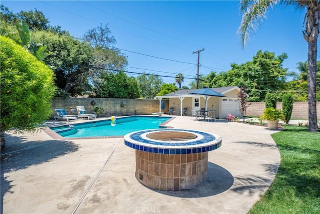644 E Mountain View Ave, Glendora, CA 91741 - view of swimming pool featuring a patio area