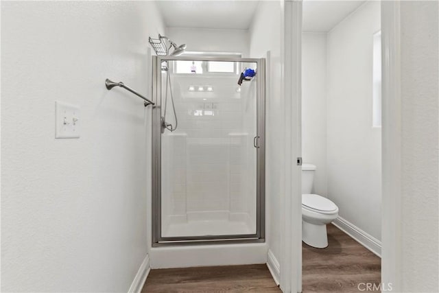 4429 La Joya Dr, Guadalupe, CA 93434 - bathroom with a shower stall and wood finished floors