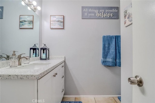 4863 Jackson St Unit B, Riverside, CA 92503 - bathroom with vanity and tile patterned floors