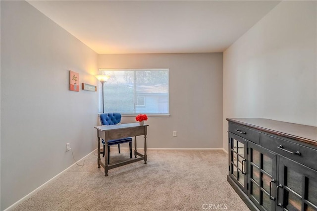 4863 Jackson St Unit B, Riverside, CA 92503 - office area featuring light colored carpet and baseboards