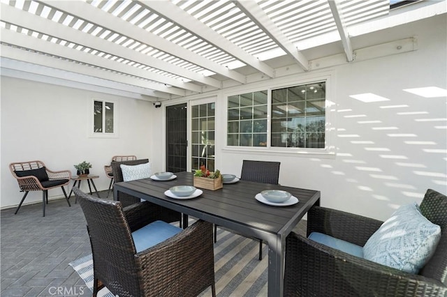 26342 Via Conchita, Mission Viejo, CA 92691 - view of patio / terrace with a pergola and outdoor dining space