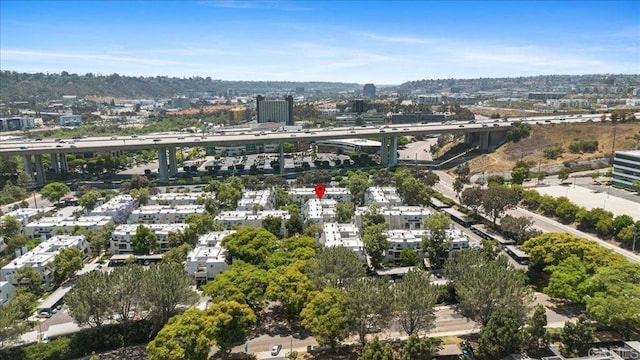 2224 River Run Dr Unit 154, San Diego, CA 92108 - aerial overview of property's location featuring a notable bridge