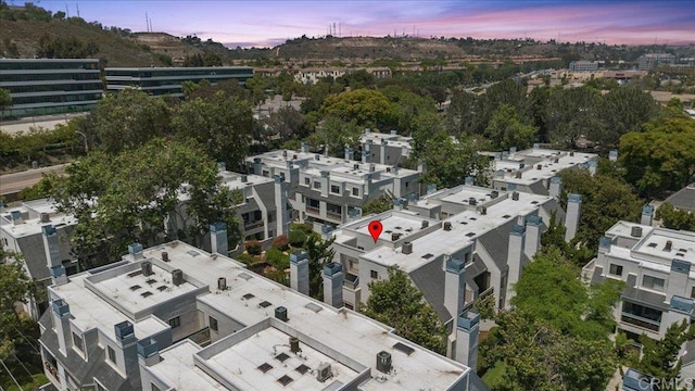 2224 River Run Dr Unit 154, San Diego, CA 92108 - aerial view at dusk