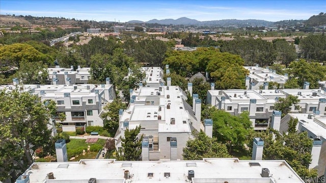 2224 River Run Dr Unit 154, San Diego, CA 92108 - aerial overview of property's location featuring a mountainous background