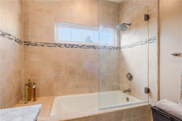 4022 Willowcrest Ave, Studio City, CA 91604 - bathroom with tiled shower / bath
