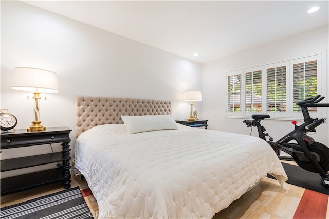 4022 Willowcrest Ave, Studio City, CA 91604 - bedroom featuring wood finished floors and recessed lighting