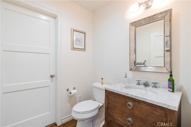4022 Willowcrest Ave, Studio City, CA 91604 - half bathroom with vanity and toilet