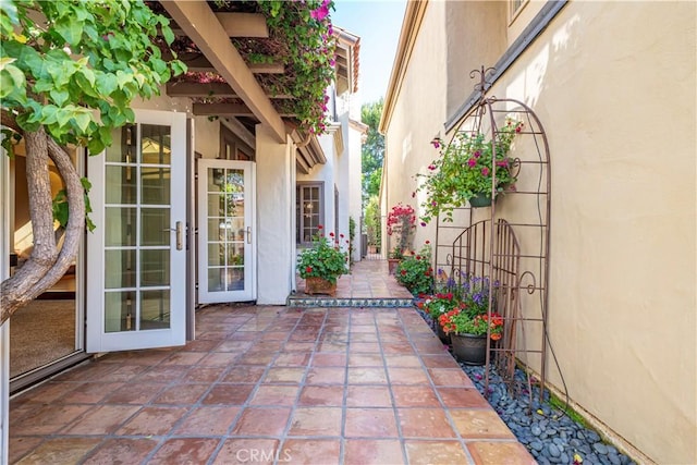 5620 La Paz St, Long Beach, CA 90803 - view of patio with french doors
