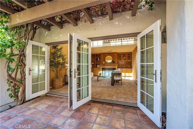 5620 La Paz St, Long Beach, CA 90803 - view of patio with french doors