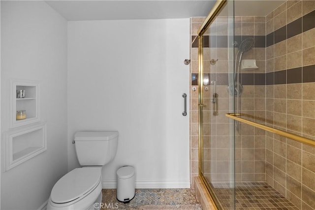 2700 E Panorama Dr Unit 208, Signal Hill, CA 90755 - bathroom featuring toilet and a shower stall