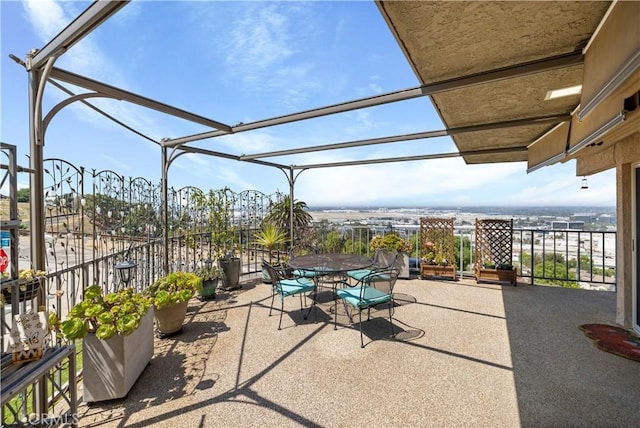 2700 E Panorama Dr Unit 208, Signal Hill, CA 90755 - view of patio / terrace featuring outdoor dining space