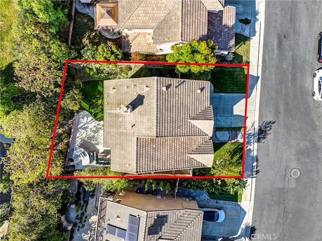 7059 E Monaco, Orange, CA 92867 - view of property location featuring property boundaries highlighted