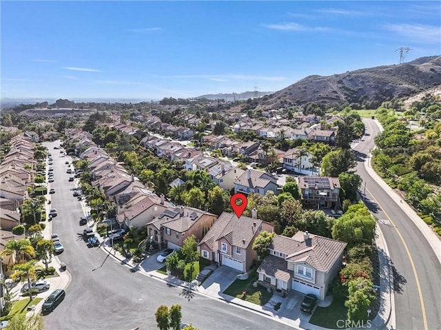 7059 E Monaco, Orange, CA 92867 - aerial perspective of suburban area with mountains