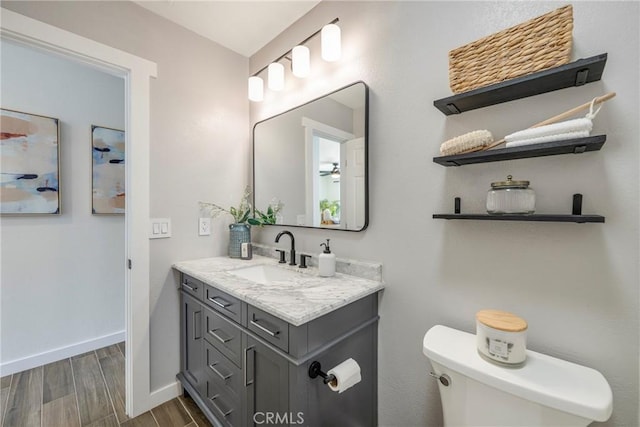 2302 Cayuga Ave, Placentia, CA 92870 - bathroom featuring vanity and wood finished floors