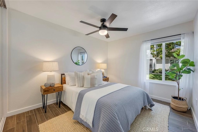 2302 Cayuga Ave, Placentia, CA 92870 - bedroom with wood finished floors and ceiling fan