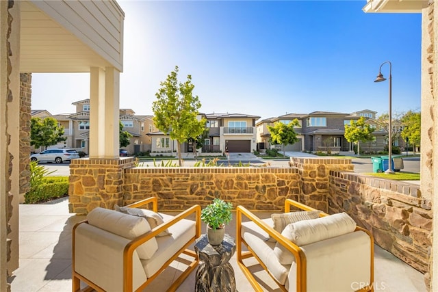 56 Cartwheel, Irvine, CA 92618 - view of patio featuring a residential view