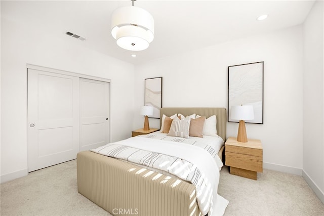 56 Cartwheel, Irvine, CA 92618 - carpeted bedroom with a closet and recessed lighting