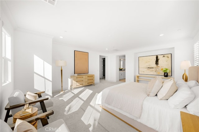 56 Cartwheel, Irvine, CA 92618 - bedroom with light carpet, multiple windows, and recessed lighting