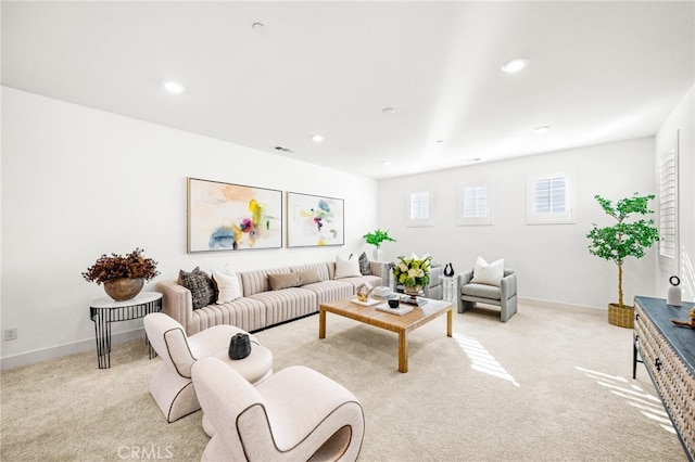 56 Cartwheel, Irvine, CA 92618 - living room with light carpet and recessed lighting