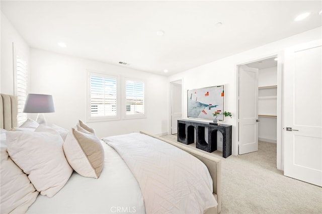 56 Cartwheel, Irvine, CA 92618 - carpeted bedroom featuring recessed lighting and a walk in closet