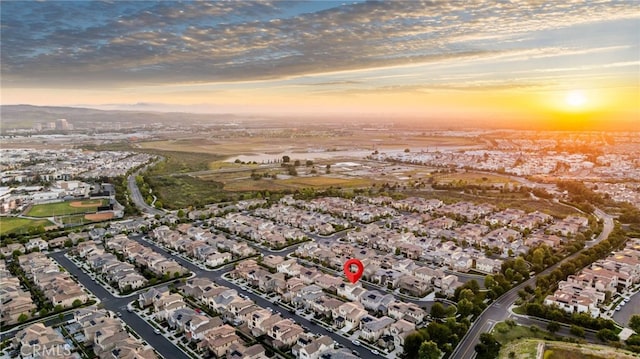 56 Cartwheel, Irvine, CA 92618 - aerial view at dusk of a residential view