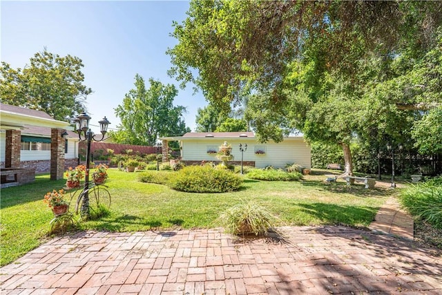 1125 Indian Springs Dr, Glendora, CA 91741 - view of green lawn featuring a patio area