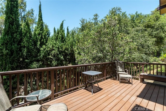 1835 Las Flores Dr, Glendale, CA 91207 - view of wooden terrace