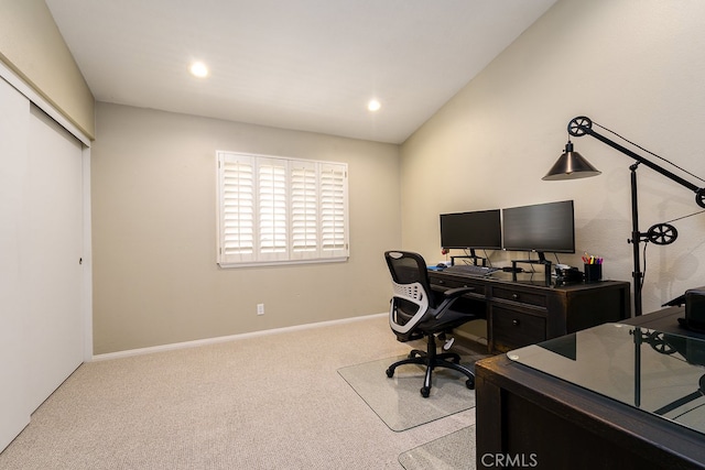 17 Springbrook Rd, Laguna Niguel, CA 92677 - carpeted office space featuring baseboards and recessed lighting