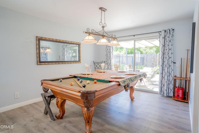 1584 Prima Ct, Camarillo, CA 93010 - recreation room featuring wood finished floors and pool table
