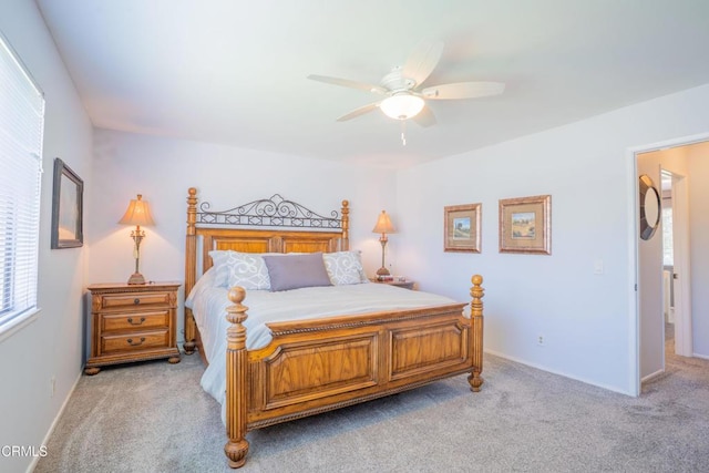 1584 Prima Ct, Camarillo, CA 93010 - bedroom with light colored carpet and ceiling fan