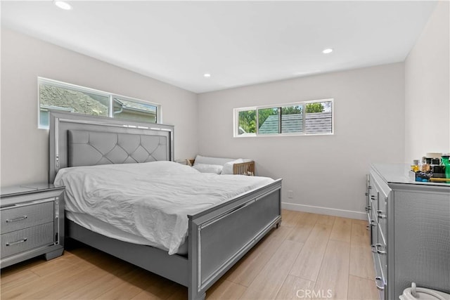 6832 Cantaloupe Ave, Van Nuys, CA 91405 - bedroom featuring light wood-style flooring and recessed lighting