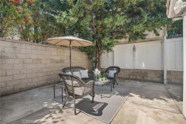 2 Chestnut Dr, Aliso Viejo, CA 92656 - fenced backyard featuring an outdoor hangout area and a patio area