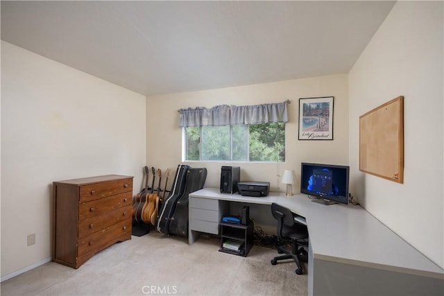 27786 Matterhorn Dr, Lake Arrowhead, CA 92352 - office with light colored carpet