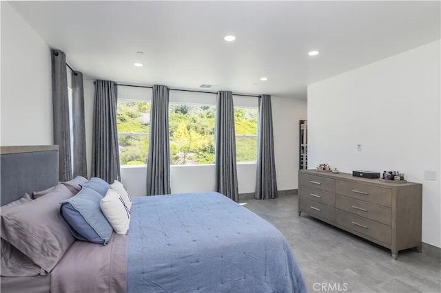 18824 Juniper Springs Dr, Canyon Country, CA 91321 - bedroom featuring concrete flooring and recessed lighting