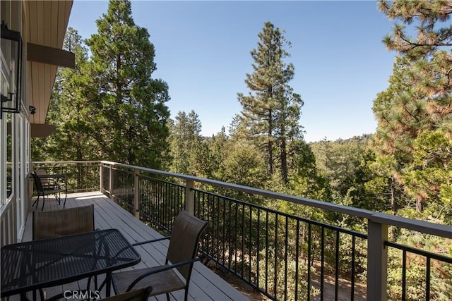 832 Rhine Rd, Lake Arrowhead, CA 92352 - balcony with a forest view