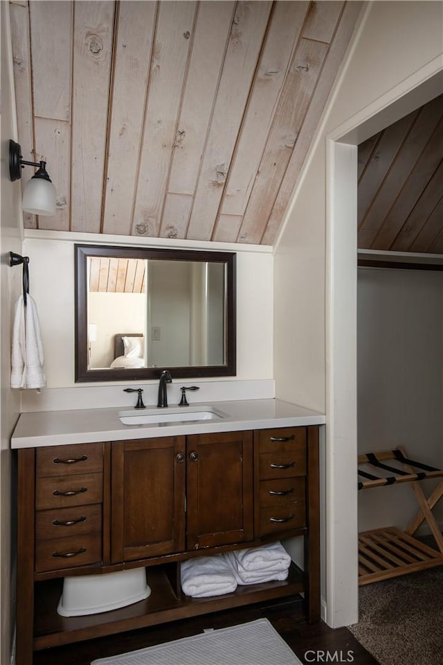 832 Rhine Rd, Lake Arrowhead, CA 92352 - bathroom with vanity
