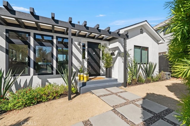 2329 Vineyard Ave, Los Angeles, CA 90016 - property entrance featuring stucco siding