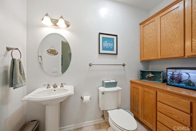 109 W Chestnut St, Nipomo, CA 93444 - half bathroom featuring toilet and baseboards